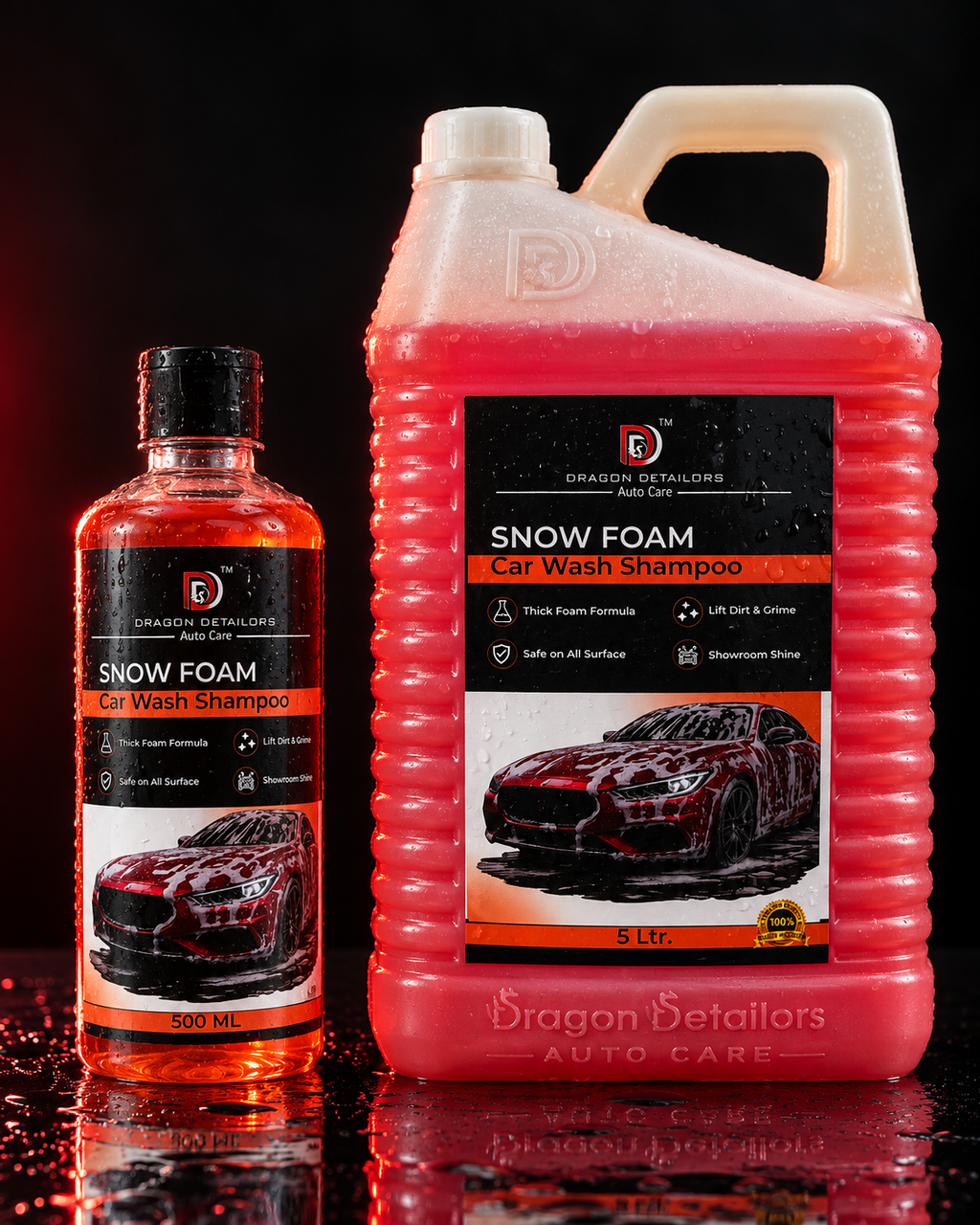 Snow Foam Wash Shampoo | High Foam pH Neutral Car Wash Shampoo
