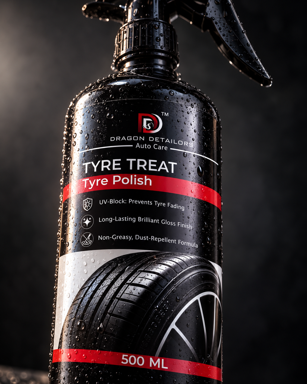 Dragon Detailors Tyre Treat | UV-Block Tyre Polish