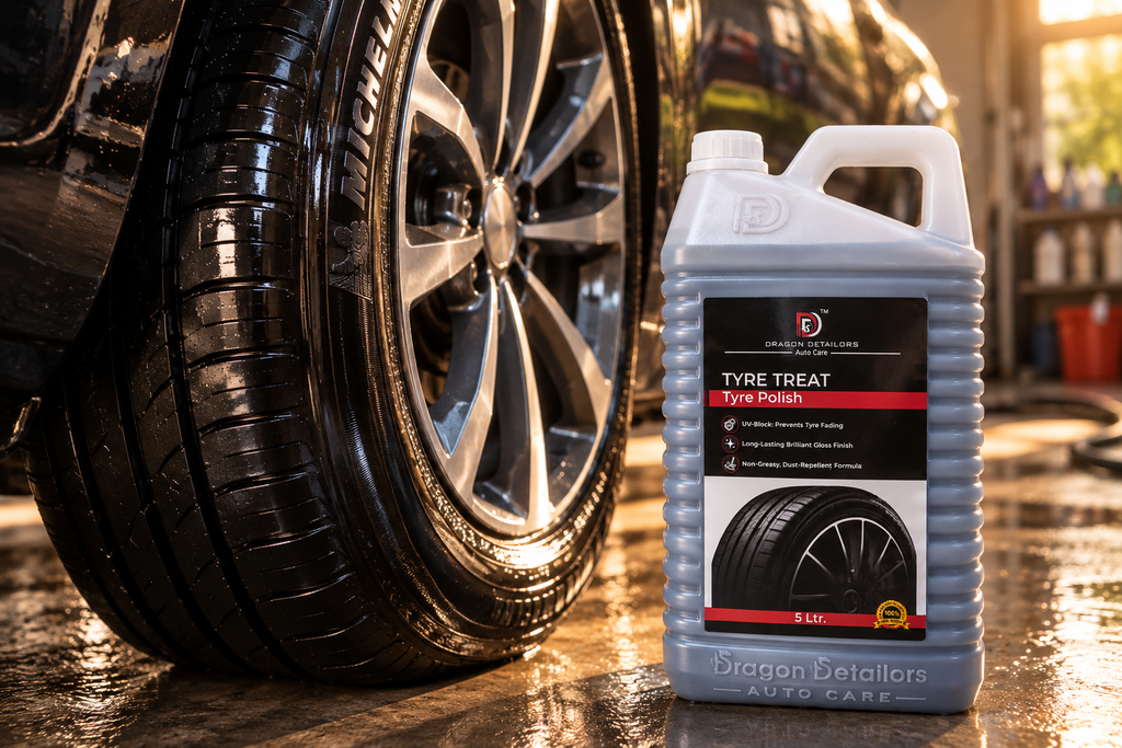Dragon Detailors Tyre Treat | UV-Block Tyre Polish