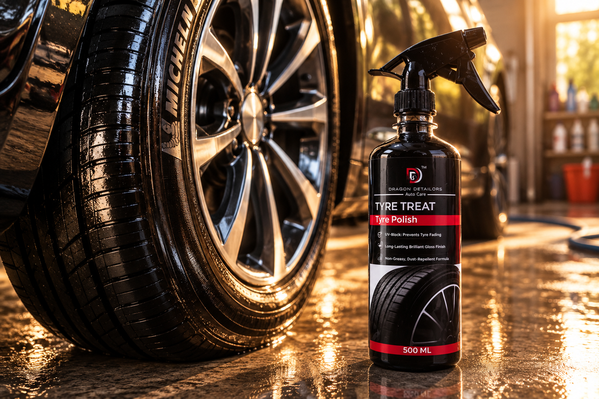 Dragon Detailors Tyre Treat | UV-Block Tyre Polish