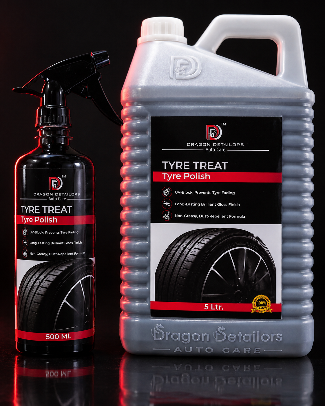 Dragon Detailors Tyre Treat | UV-Block Tyre Polish